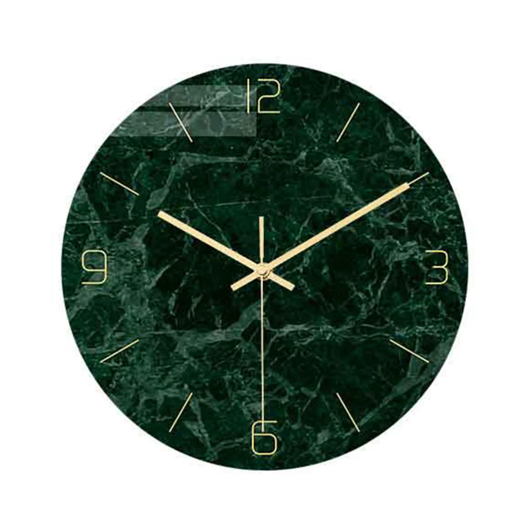 1pc Modern Wall Clock Starry Pattern Acrylic Material Quiet Movement without Battery for Living Room Decor