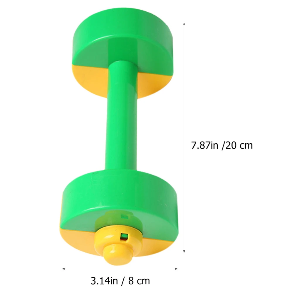 1 Pair Plastic Dumbbells Ergonomic Children Sports Fitness Barbells Hand Bars