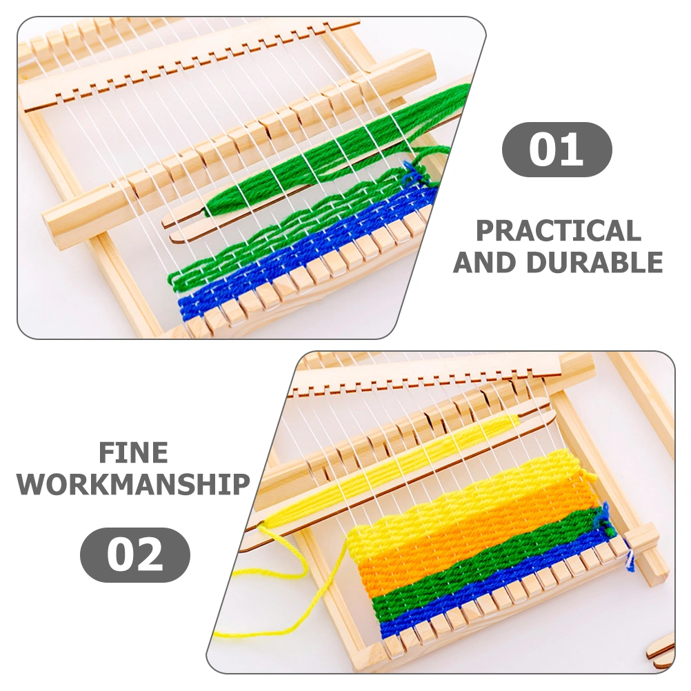 1 Set Kids Weaving Machine Toy DIY Loom Weaving Model Unique Educational Toy