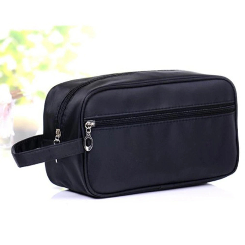 Outdoor Travel Toiletry Bags Mens Ladies Supplies Organizer Kit Bag(Black)