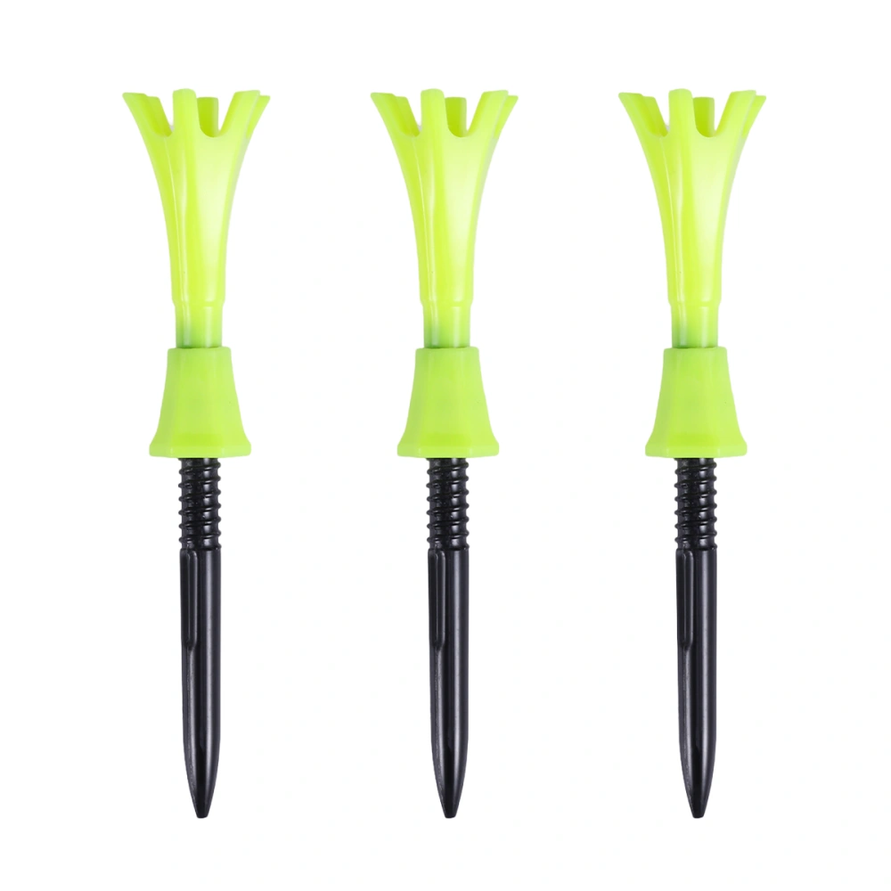 3pcs Club Nails Training Tee T204 Adjustable Tees Equipment (Green)