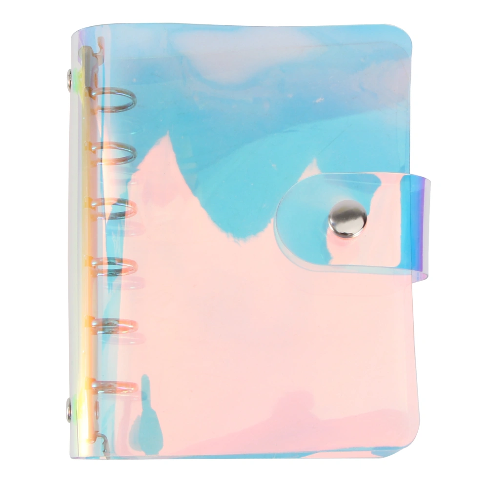 Colorful Loose-Leaf Binder Creative Transparent File Folder for Home Office School