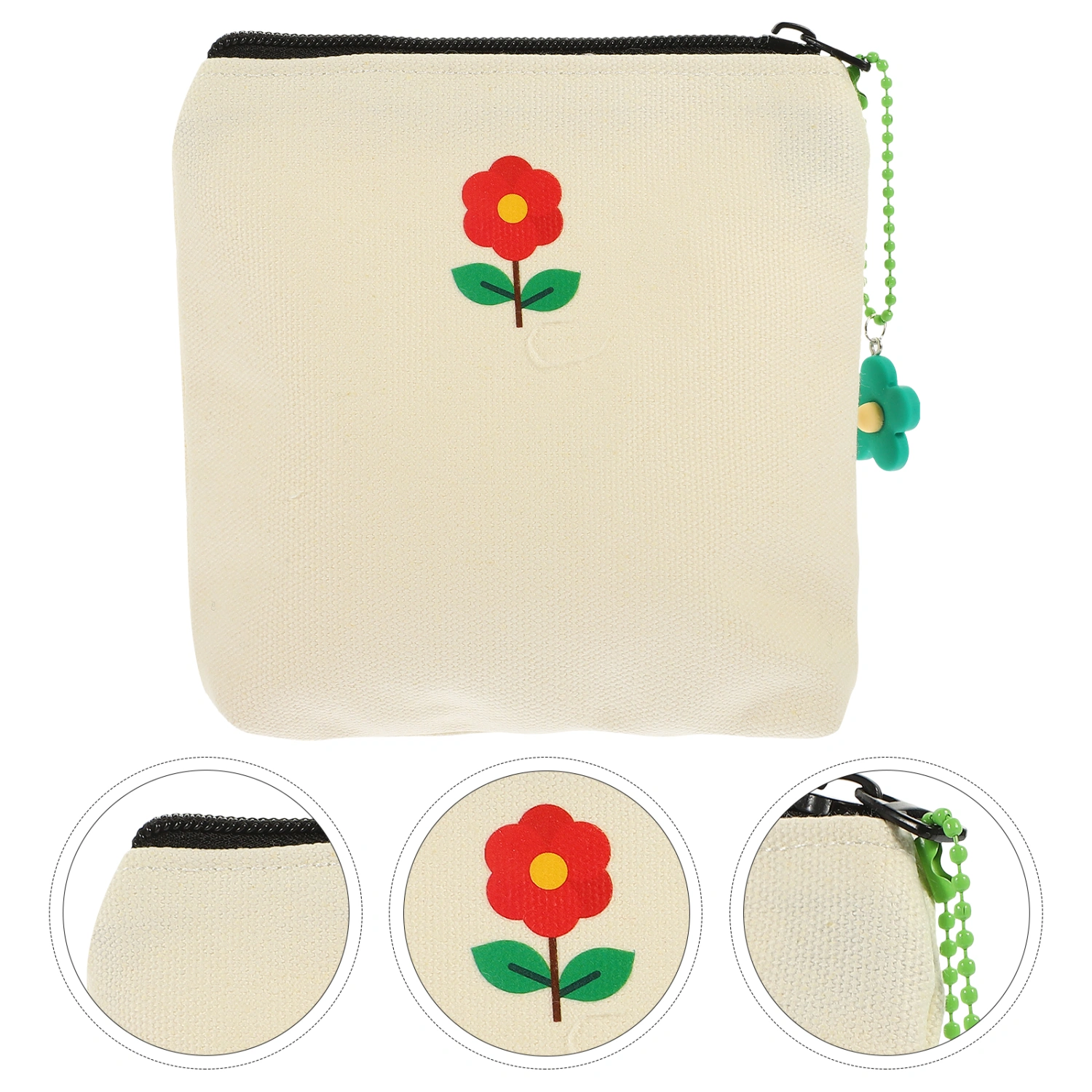 1 Pc Portable Data Cable Bag Fashionable Storage Bag Practical Coin Bag