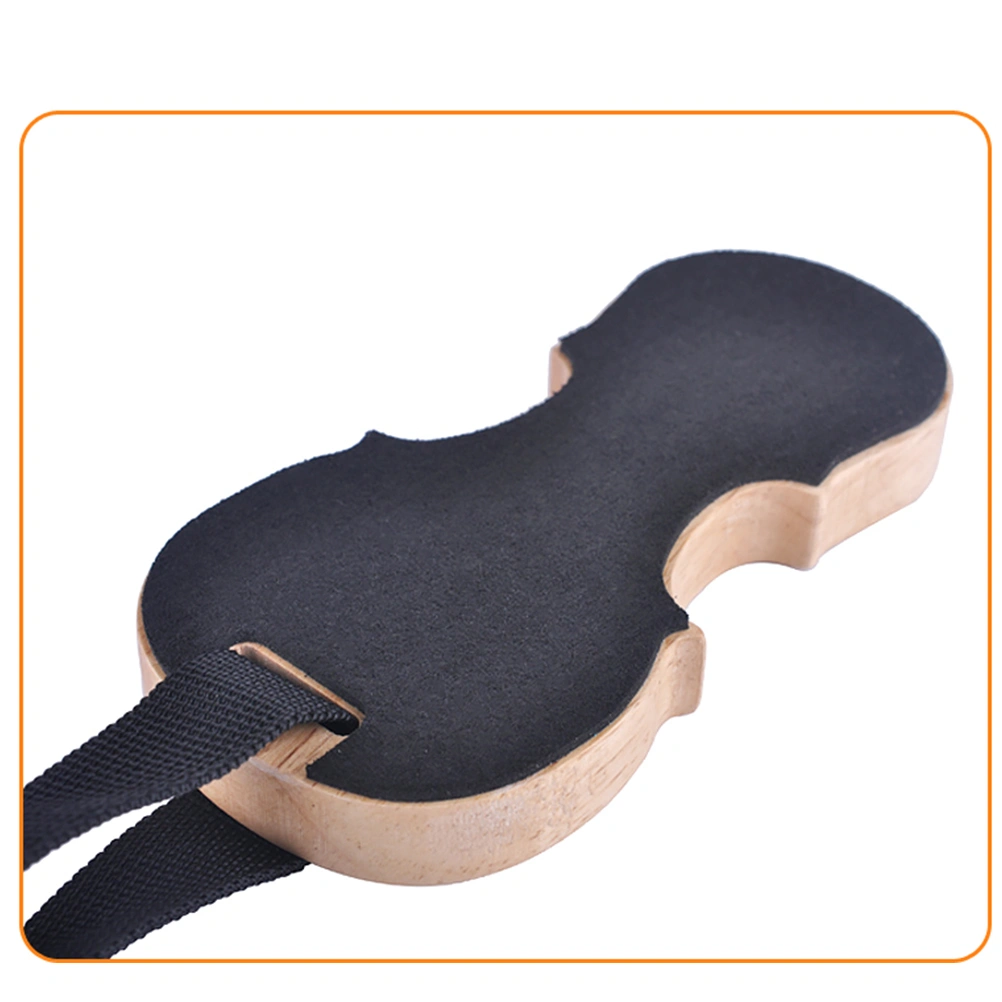 3 Holes Cello End-Pin Stopper Non-skid Cello End Pin Holder Wooden Cello Spike Floor Protector Solid Oak Anchor Rest for Cello (Burlywood)