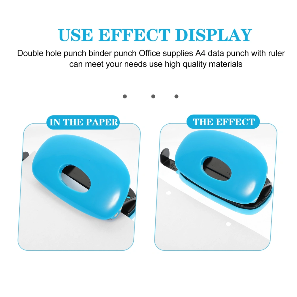 Desktop 2-Hole Punch Tool Two Hole Puncher Binder Puncher Paper Hole Puncher Office Supply