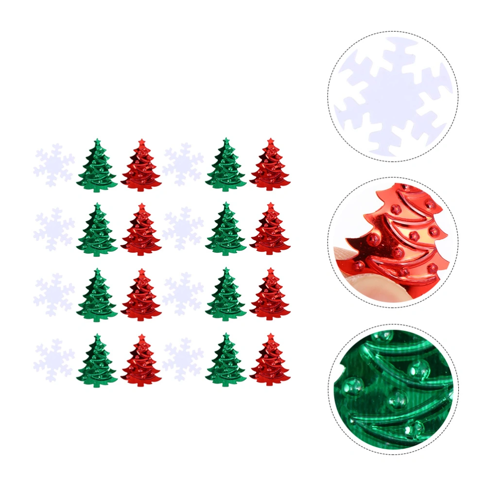 5 Pack Christmas Confetti Xmas Tree Snowflakes Confetti Party Table Decoration