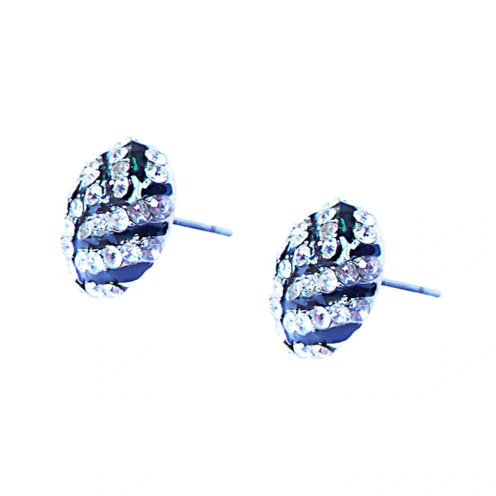 Volleyball Earrings Elegant Crystal Stud Earring Jewelry for Women Girls