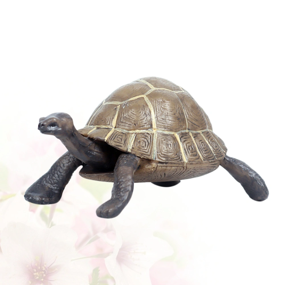 1pc Plastic Simulated Tortoise Animal Model Desktop Adornment Ornament for Home Office