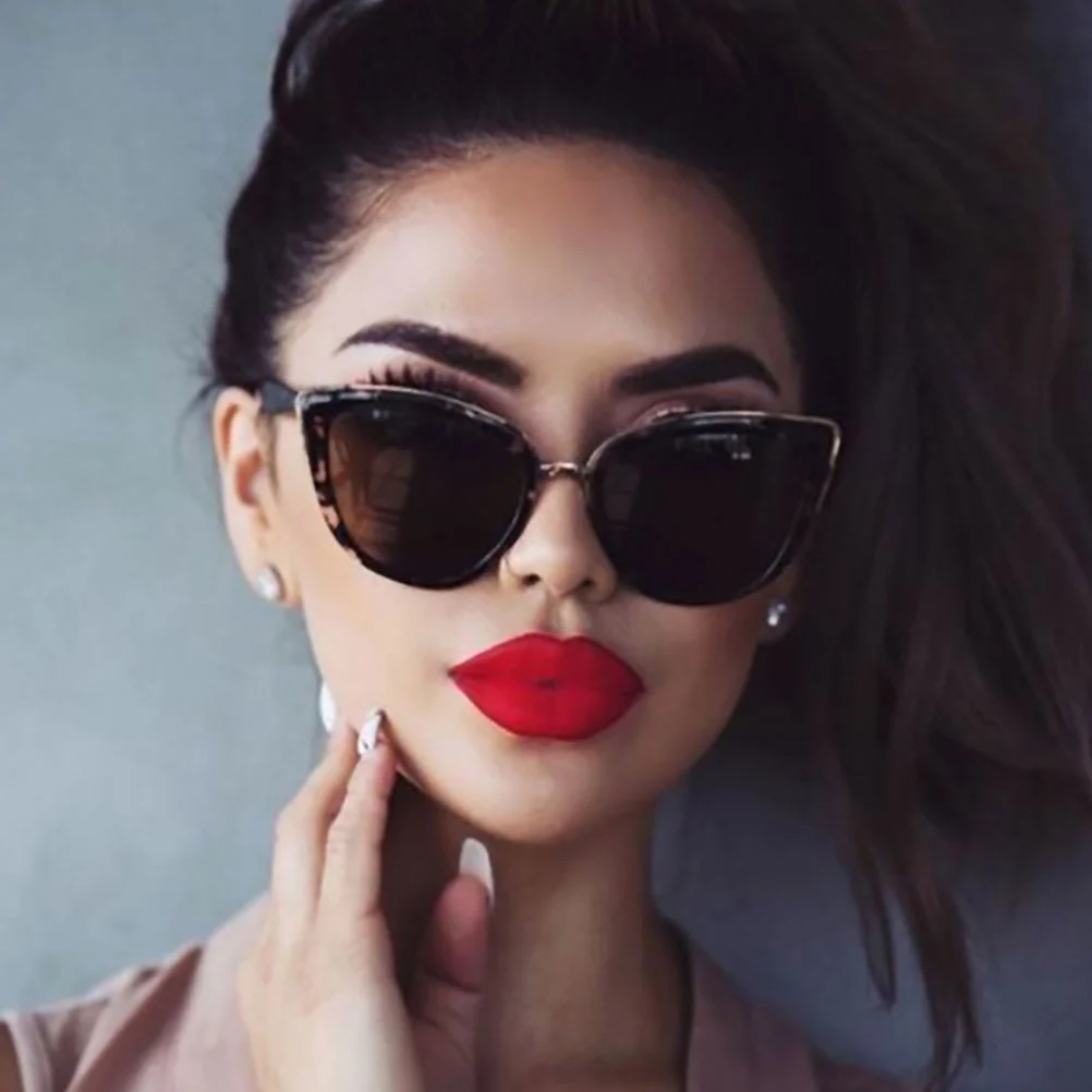 3Pcs Fashion Plastic Cat Eye Sunglasses Vintage Sun Glasses for Ladies