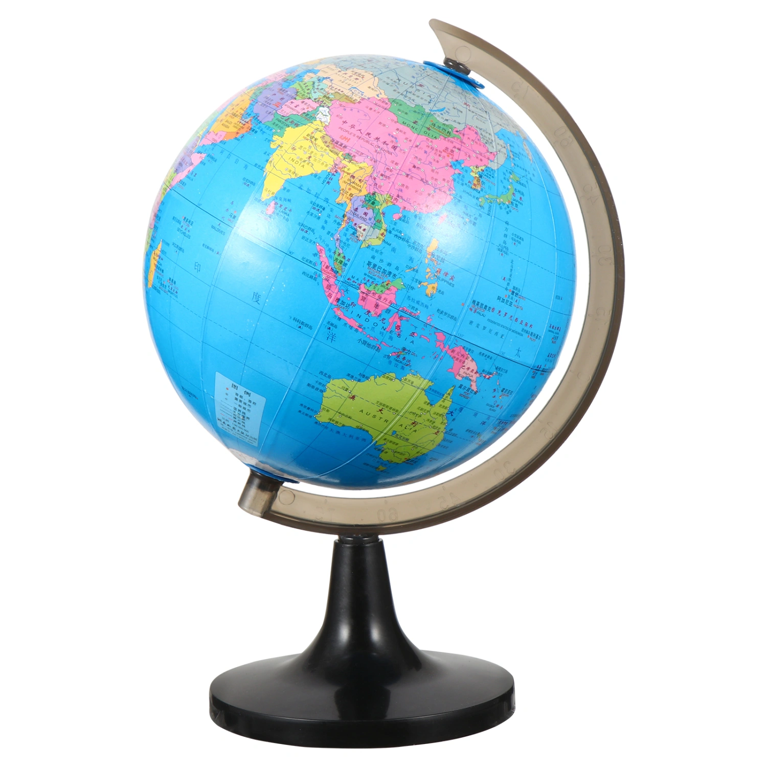 1pc Educational World Globe with Stand Adults Desktop Geographic Globes