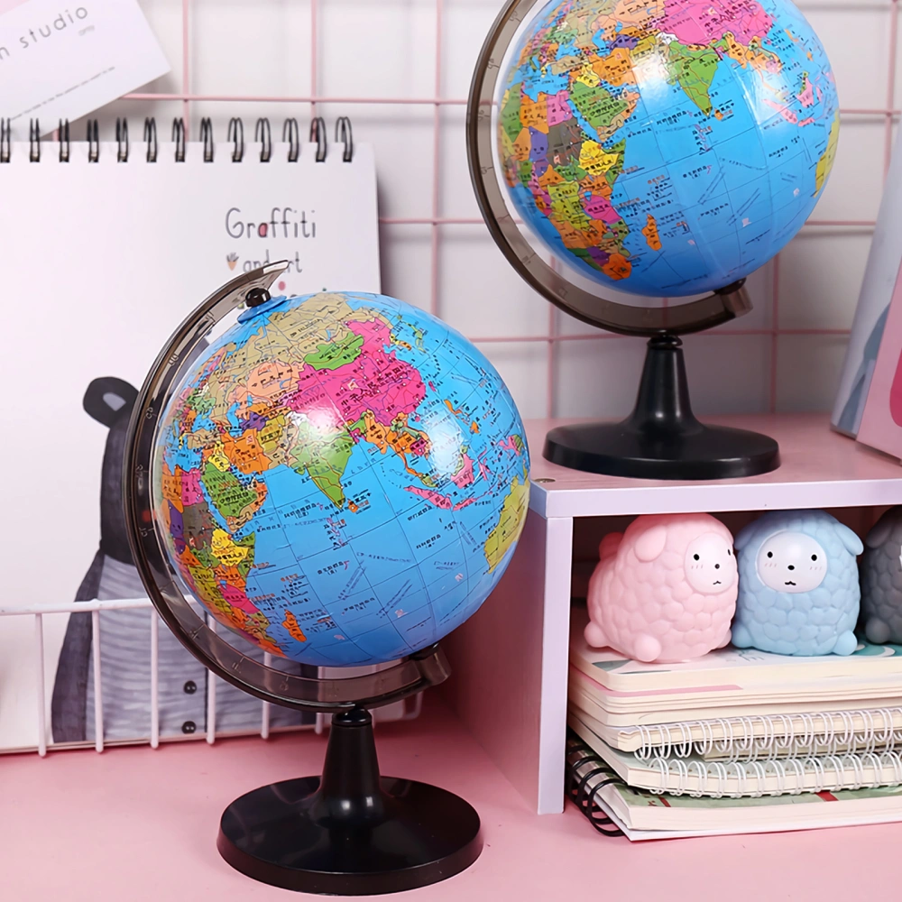 1pc Educational World Globe with Stand Adults Desktop Geographic Globes