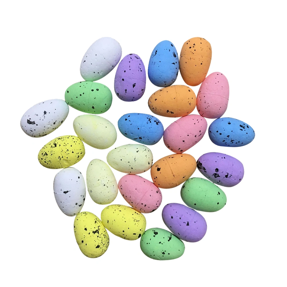 1 Set 150 Pcs Easter Decors Colorful Simulated Quail Eggs (Random Color)