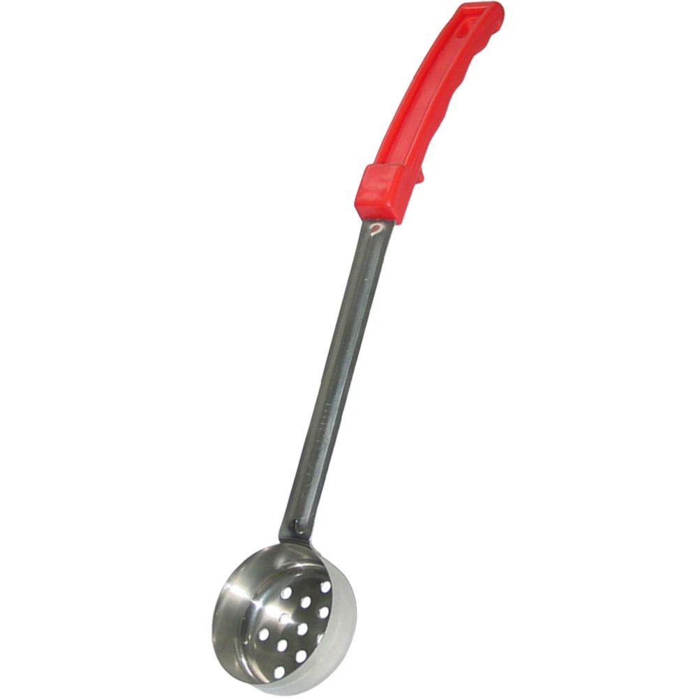 Pizza Spread Sauce Ladle Flat Bottom Kitchen Cooking Spoon with Plastic Handle