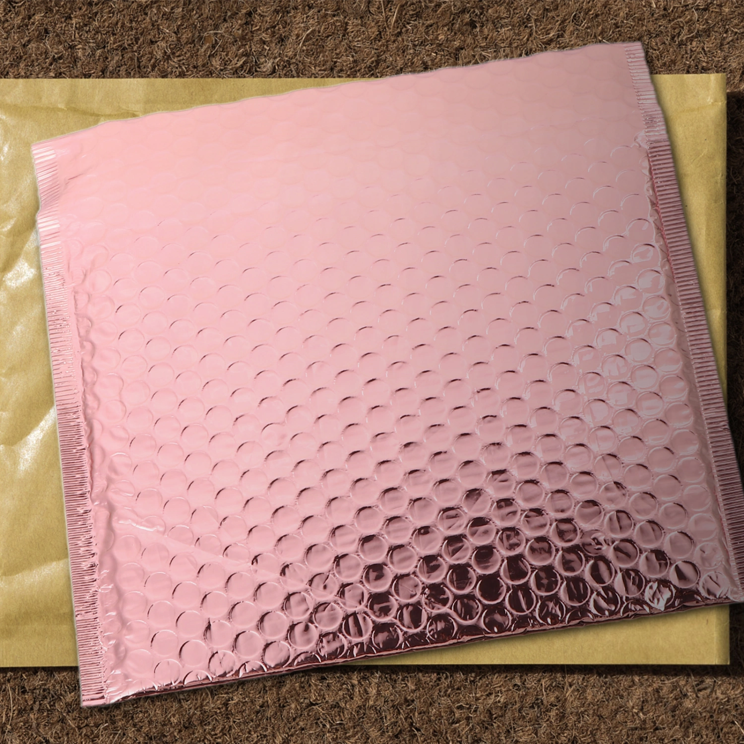 25pcs Bubble Mailers Padded Envelopes Bags Bubble Envelope Bags (Rose Gold)