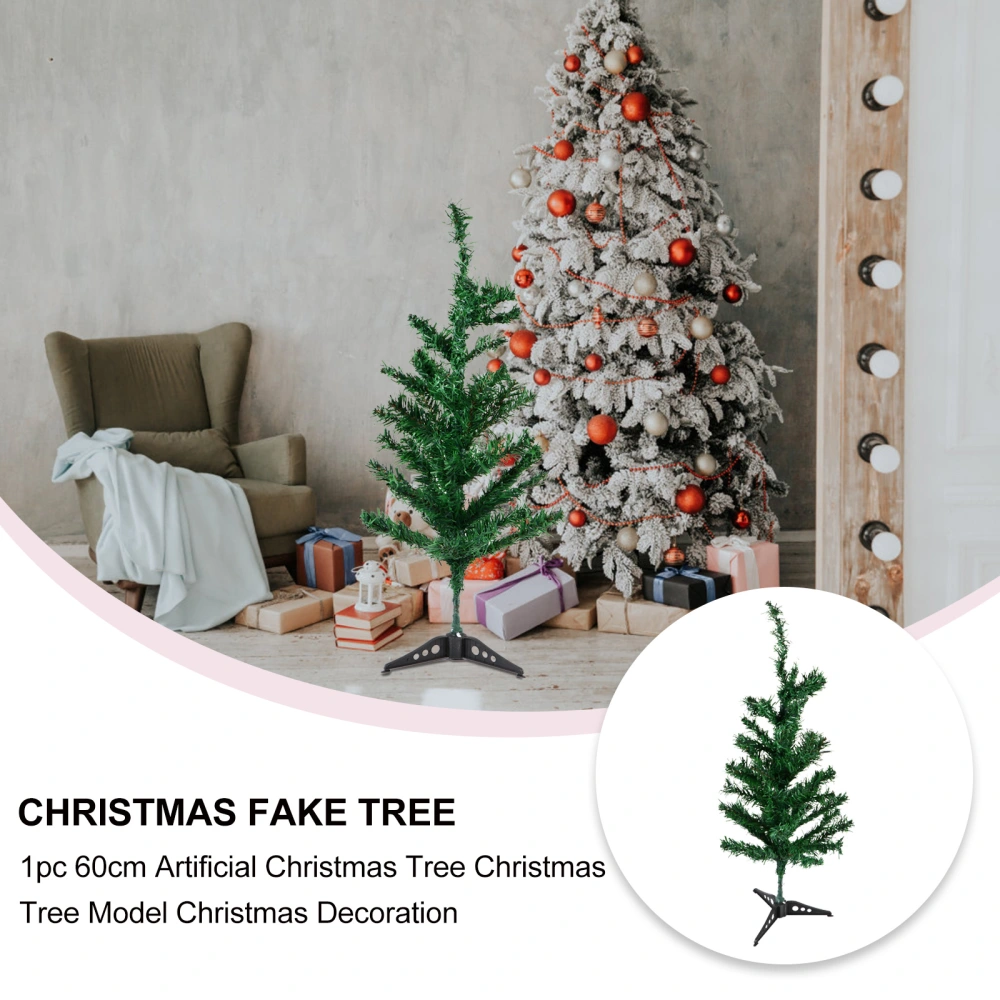 1pc 60cm Artificial Christmas Tree Christmas Tree Model Christmas Decoration