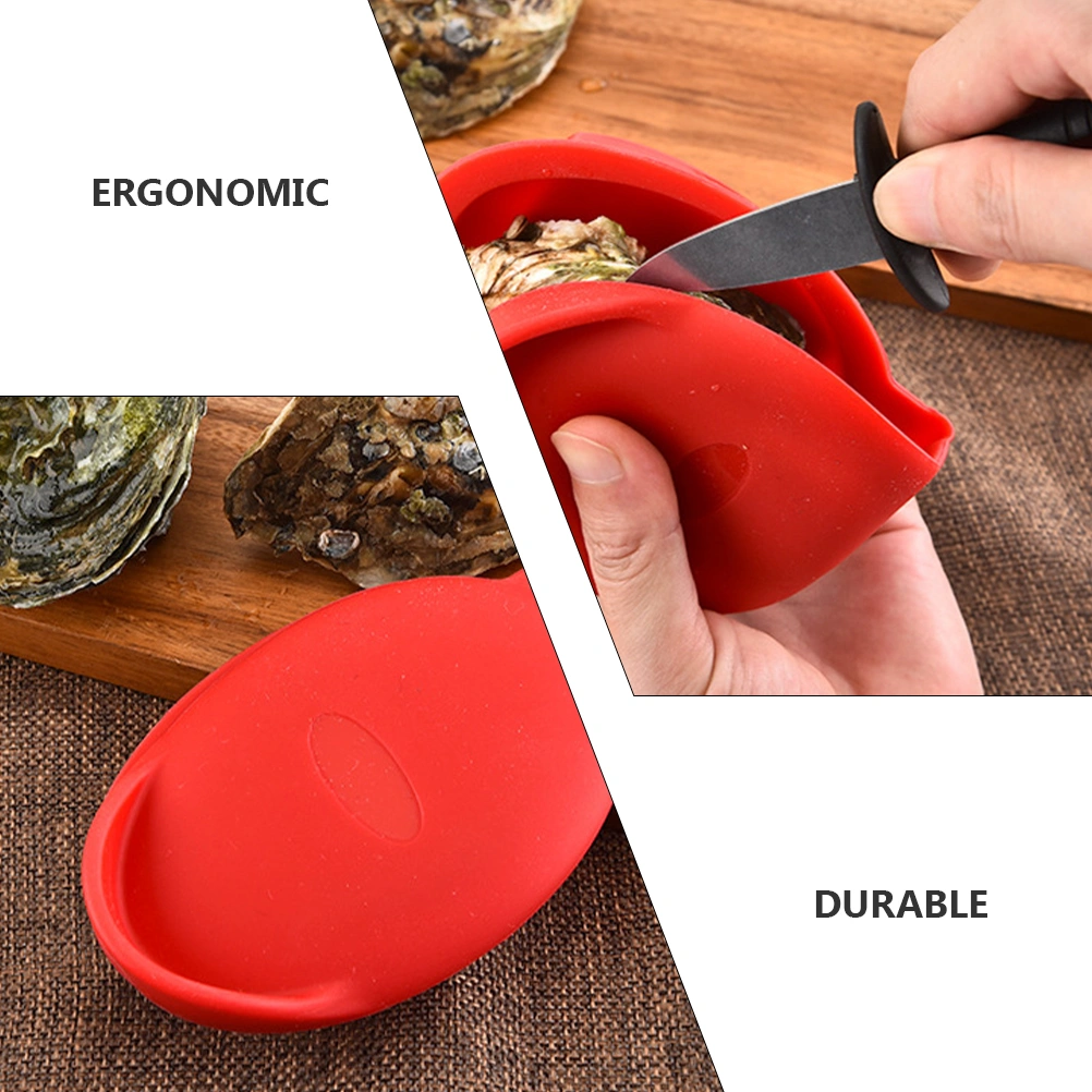 2Pcs Oyster Holder Oyster Shucking Clip Tool Hand Protector Kitchen Gadget