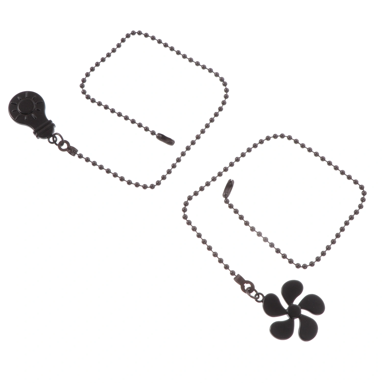 2pcs Ceiling Light Pull Chain Ceiling Fan Chain Extension Chandelier Chain Pendant