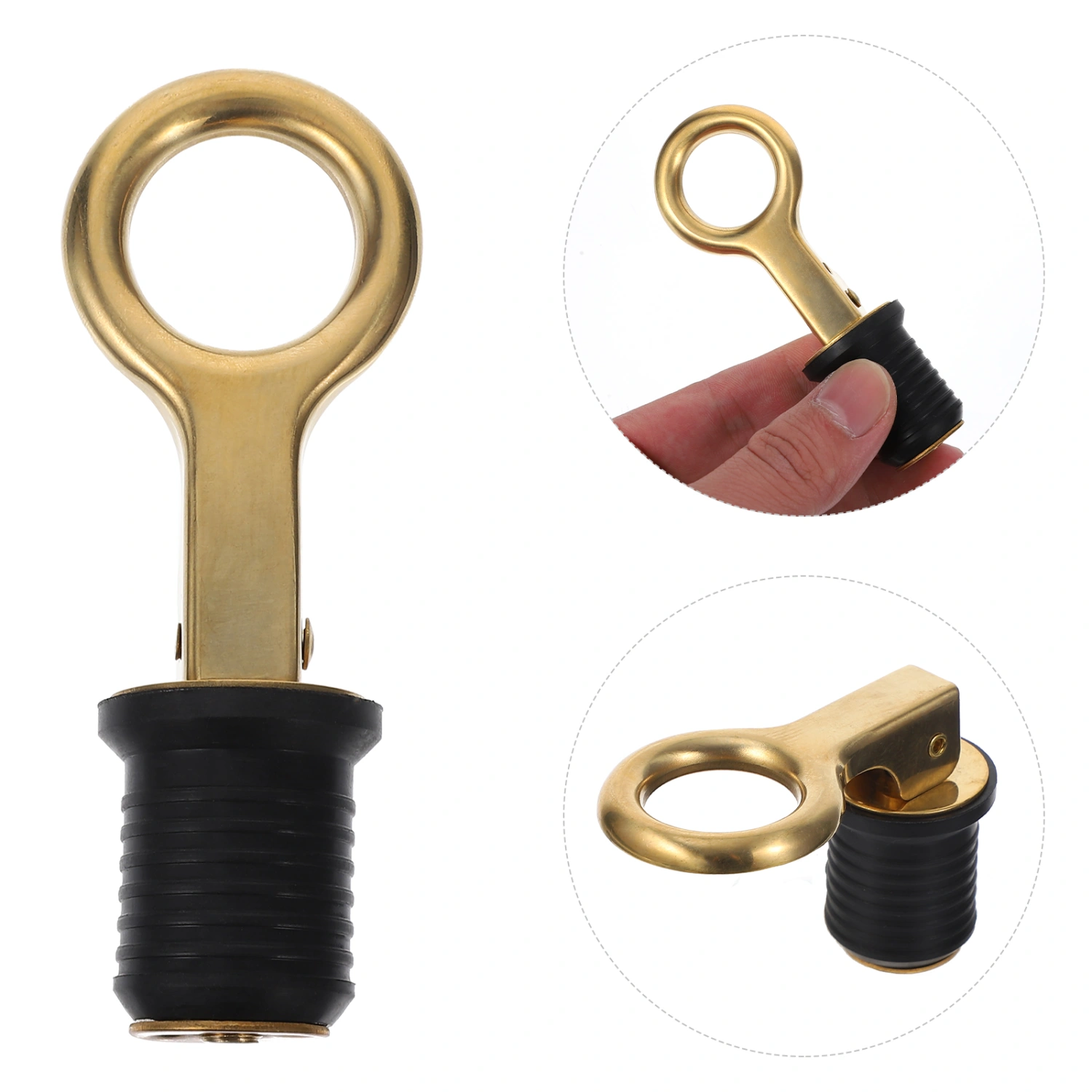 Universal Kayak Drain Plug Outdoor Canoe Drain Holes Stopper for Boat Ship