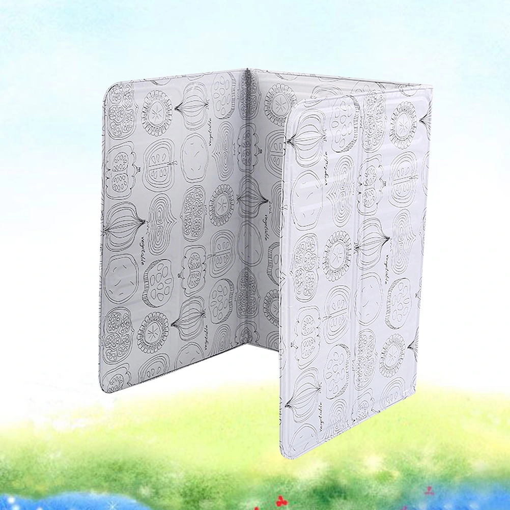 2PCs Kitchen Oil Plate Dampers Aluminum Foil Oil Heat-insulation Board Anti-splash Oil Baffle White Vegetable