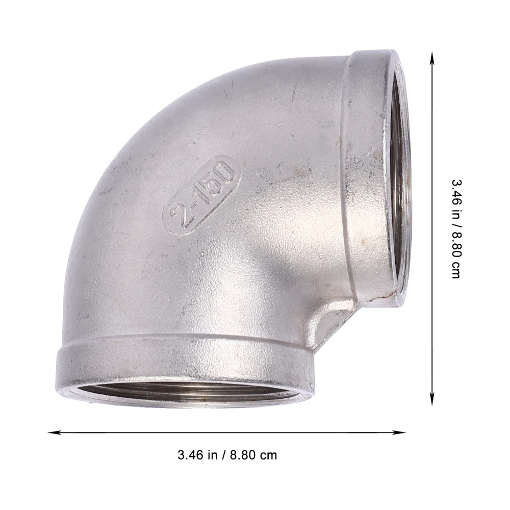 1pc Elbow Pipe Fitting 90 Degree Elbow Coupling Pipe Fitting Connector (DN50-2")