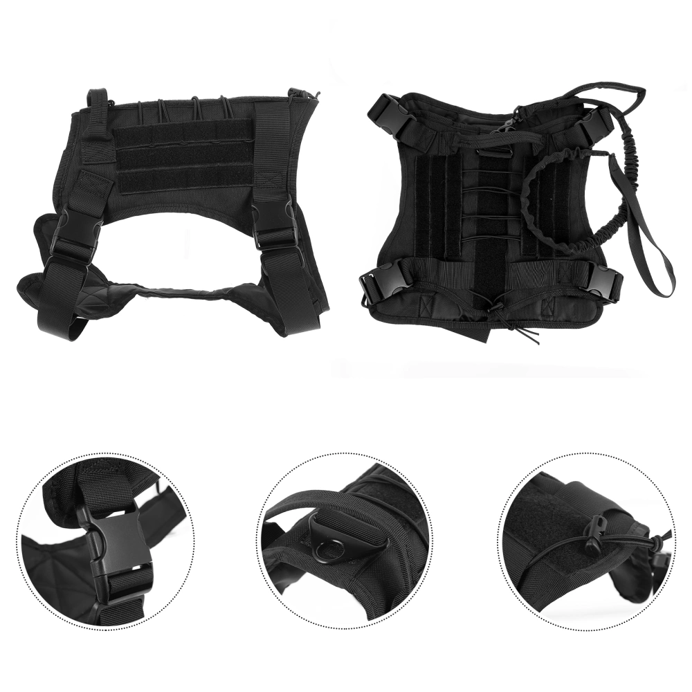 1 Set of Adjustable Pet Vest Outdoor Pet Vest Dog Harness Rope for Outdoor