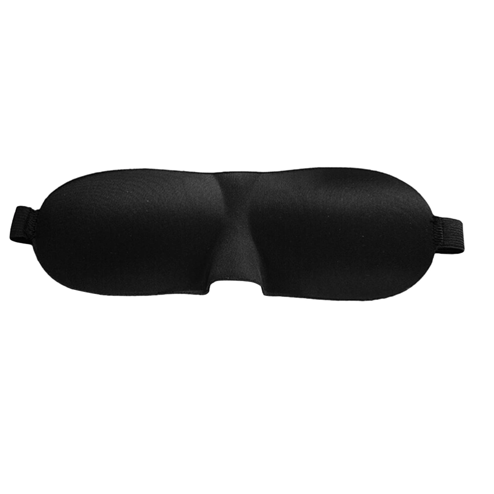 Sleep Mask Lightweight Comfortable Super Adjustable 3D Contoured Eye Masks Night Blindfold Eyeshade for Sleeping Travel Work Naps (Black)