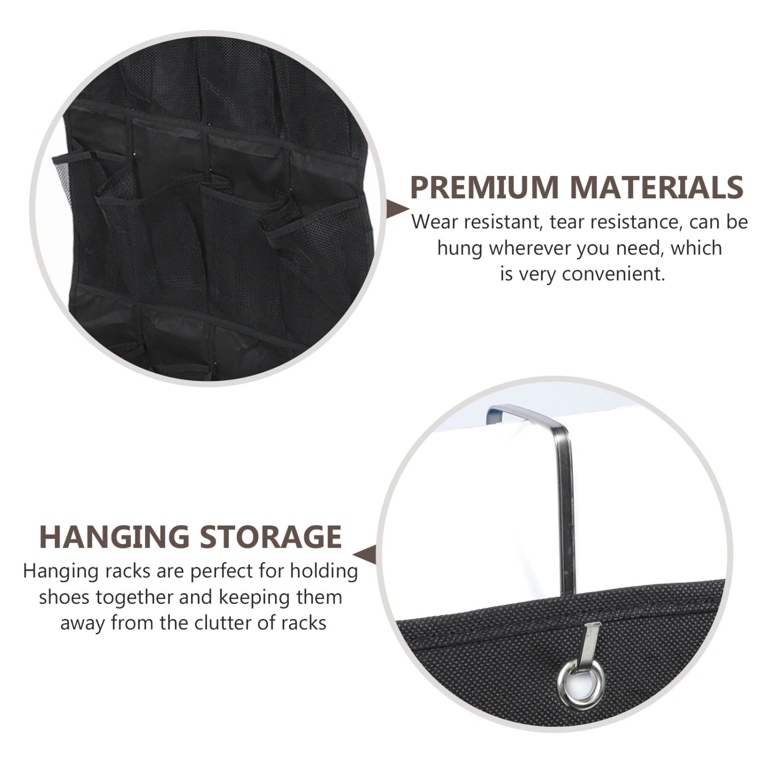 Door Shoe Organizer Practical Shoe Hanging Bag 24-grid Shoes Hanging Storage Bag