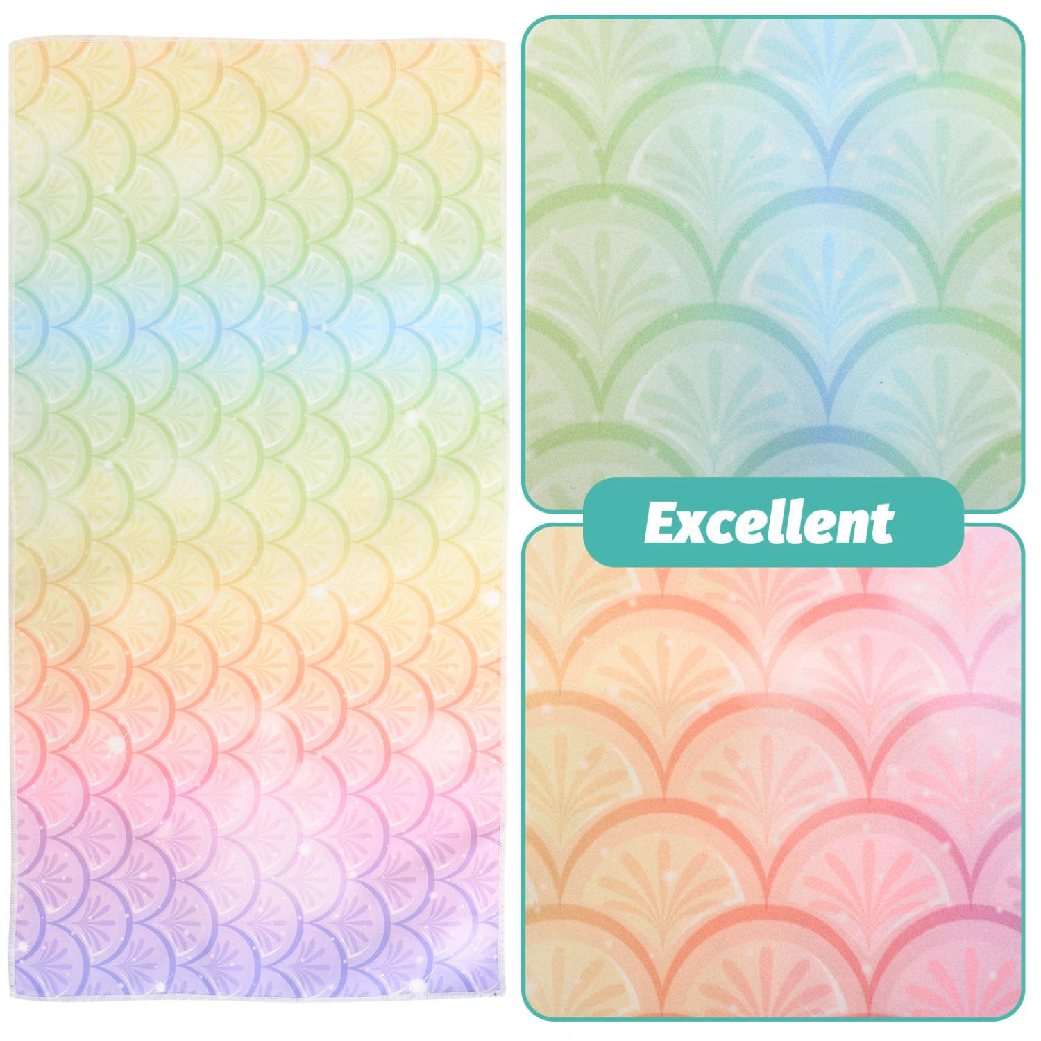 Mermaid Beach Towel Adult Bath Towel Lady Sunshade Wrap Travel Beach Shawl Beach Towel