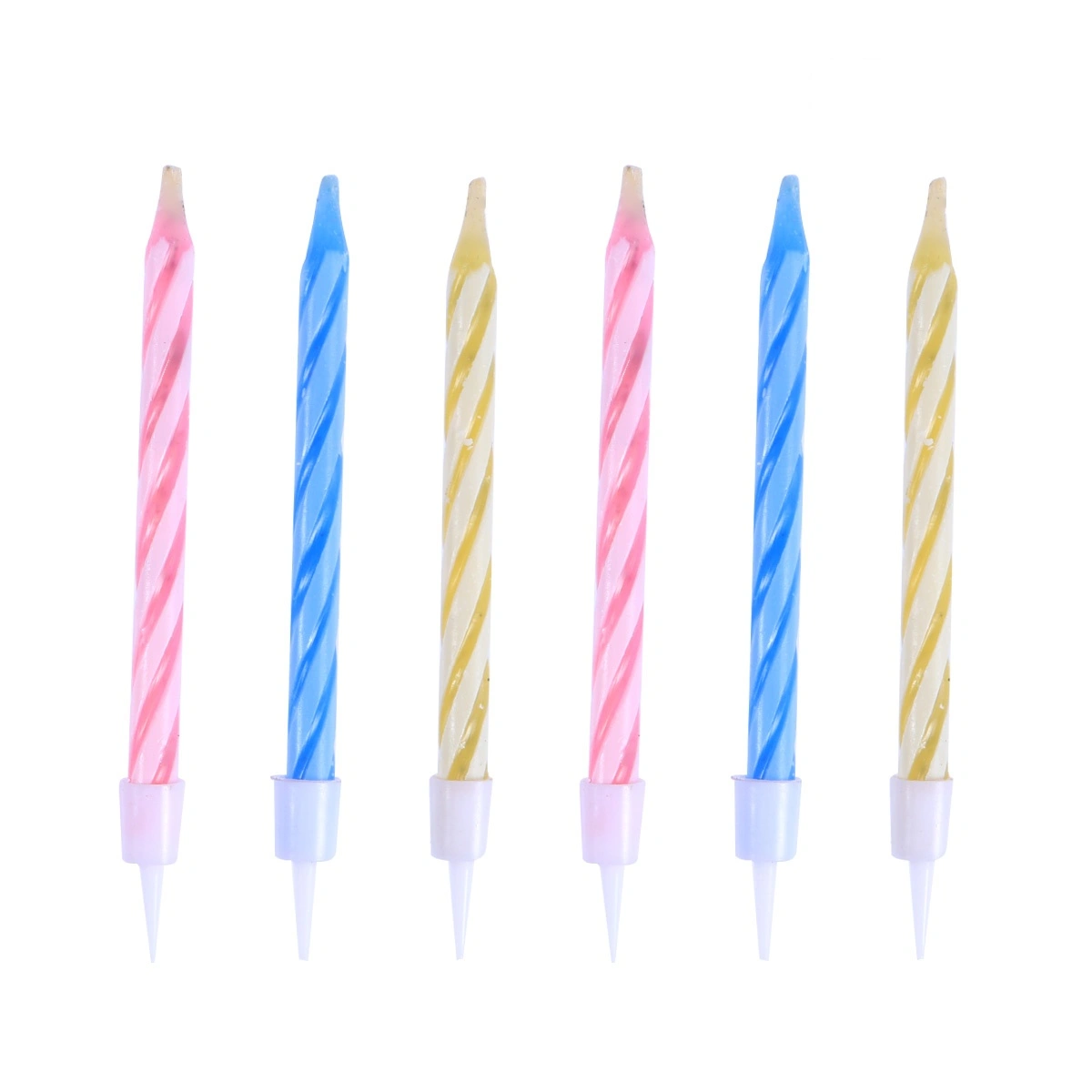 30pcs Relighting Candles Funny Trick Prank Candles Birthday Cake Decorations Party Joke