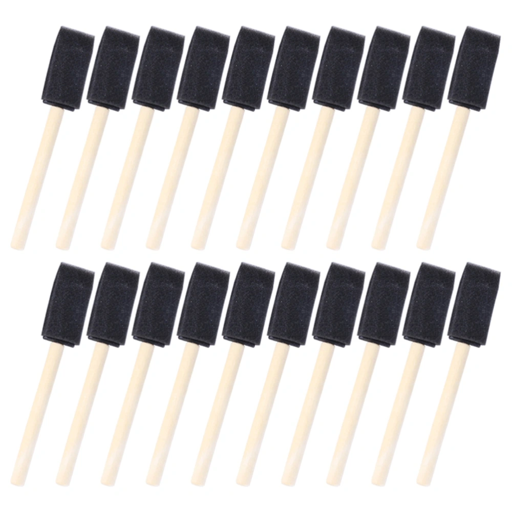 100pcs Portable Painting Sponge Brushes Graffiti Painting Brushes Drawing Tools