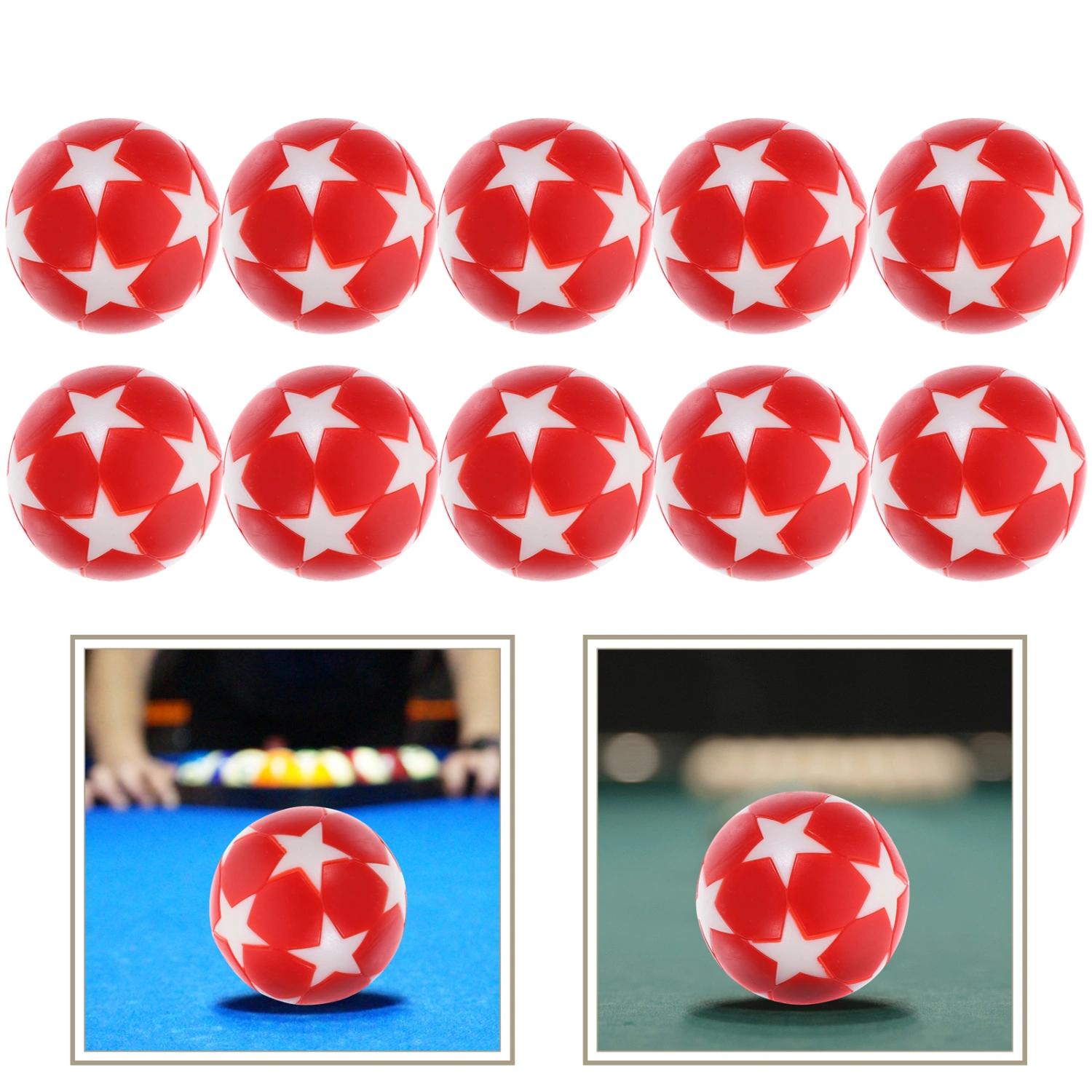 12Pcs Table Football Accessories Adult Football Table Soccer Balls Desk Game Supplies Football Balls