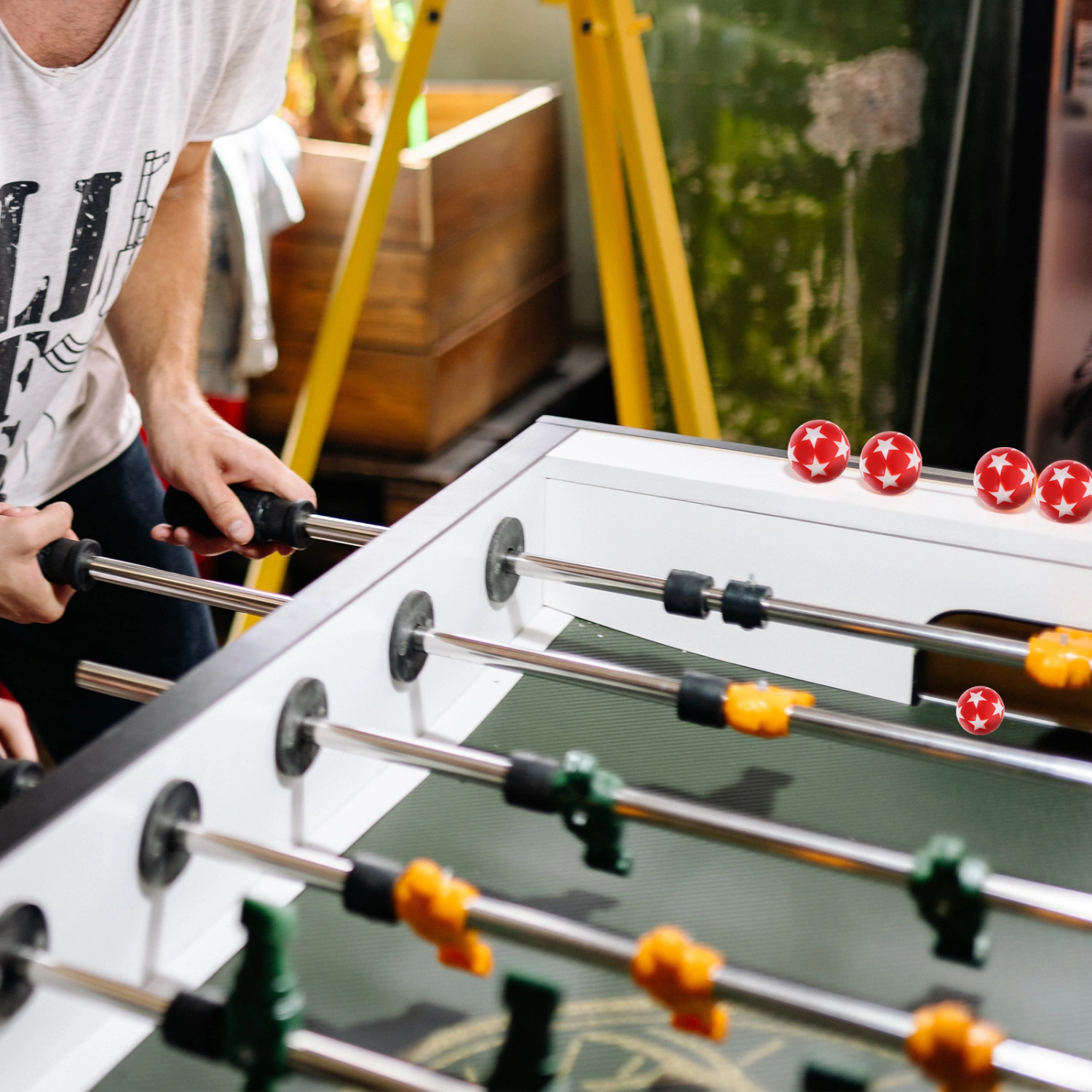 12Pcs Table Football Accessories Adult Football Table Soccer Balls Desk Game Supplies Football Balls