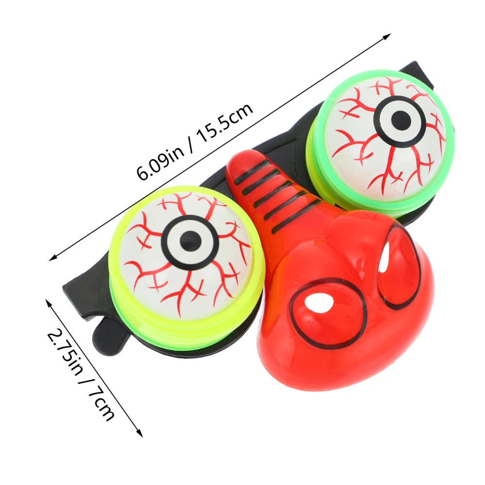 4pcs Drooping Eyes Spring Glasses Funny April Fools' Day Dress-up Prank Glasses Props