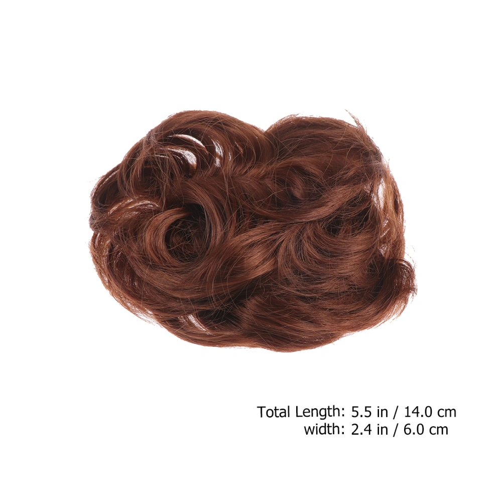 Wig Hair Band High Temperature Fiber Hair Ring Curly Hair Decorations Bouffant Coil Hair Package Curly Hair Shape Hair  Style 12