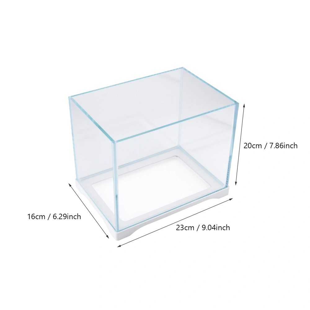 High Clarity Glass Cube Household Transparent Fish Tank Aquarium Decoration