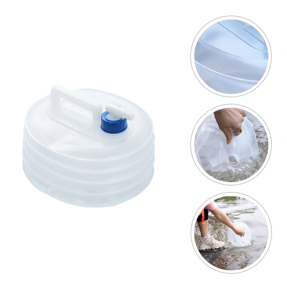 1pc Folding Water Container Water Storage Bucket Outdoor Water Container