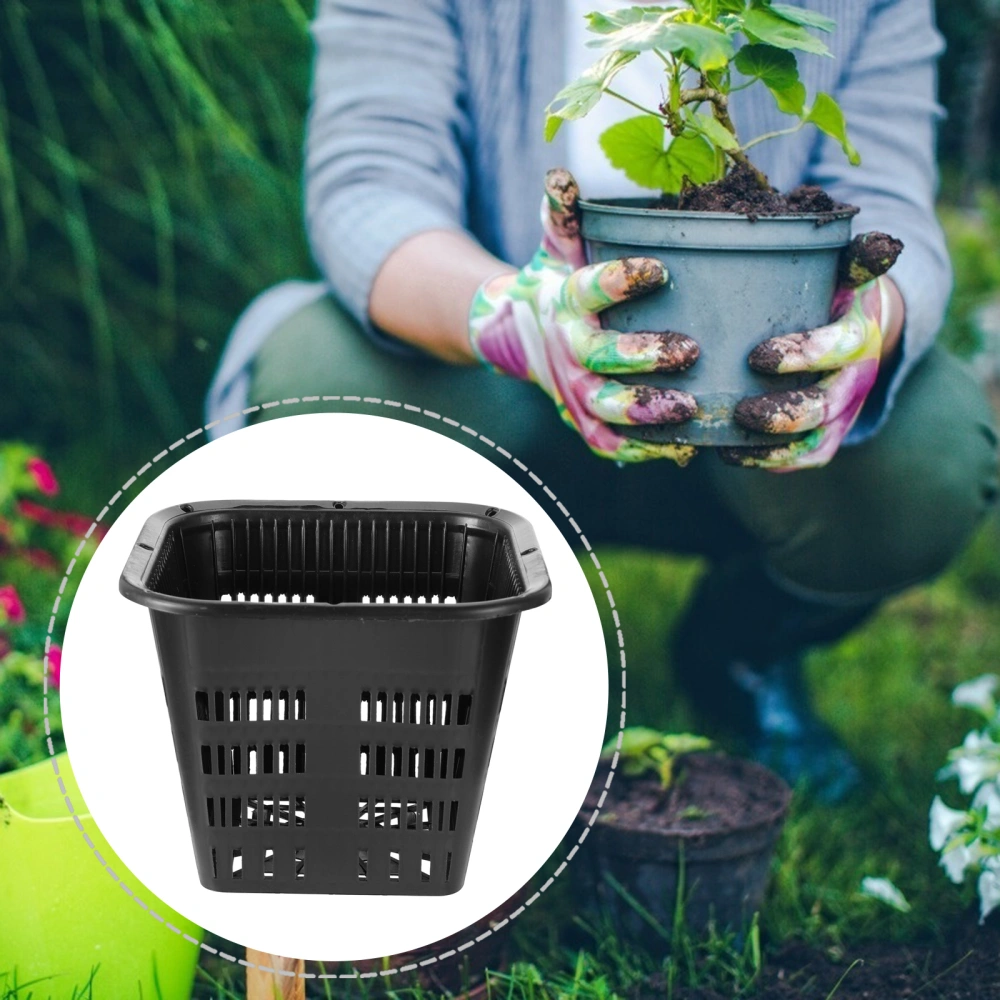 12Pcs Thickened Plastic Planting Baskets Root Control Baskets Hydroponic Basket