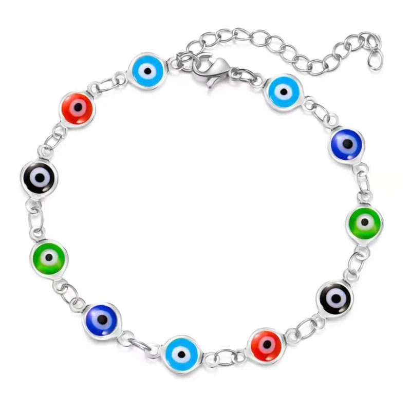 Evil Eye Bracelet Beaded Bracelet Blue Eye Beaded Bracelet Women Bracelet