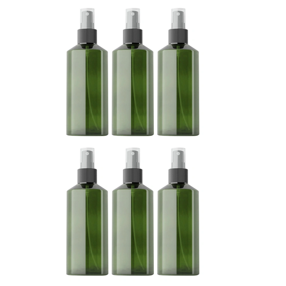 6pcs Portable Mist Spray Bottle Empty Bottle Plastic Subpackaging Bottle Dispenser Spray Liquid Storage Container (150ML Random Color)