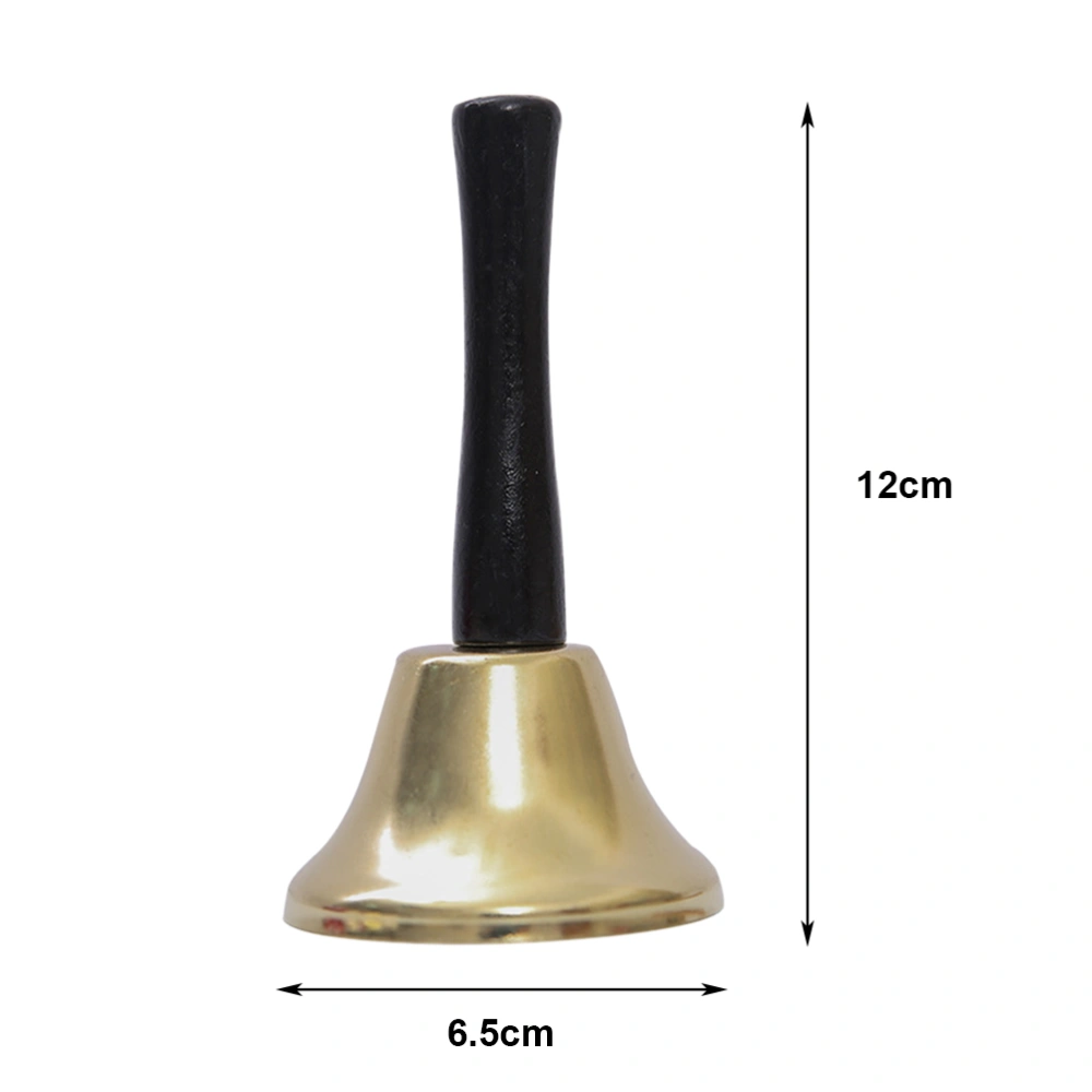 Novelties Christmas Santa Hand Bell Metal Costume Accessory (Golden)