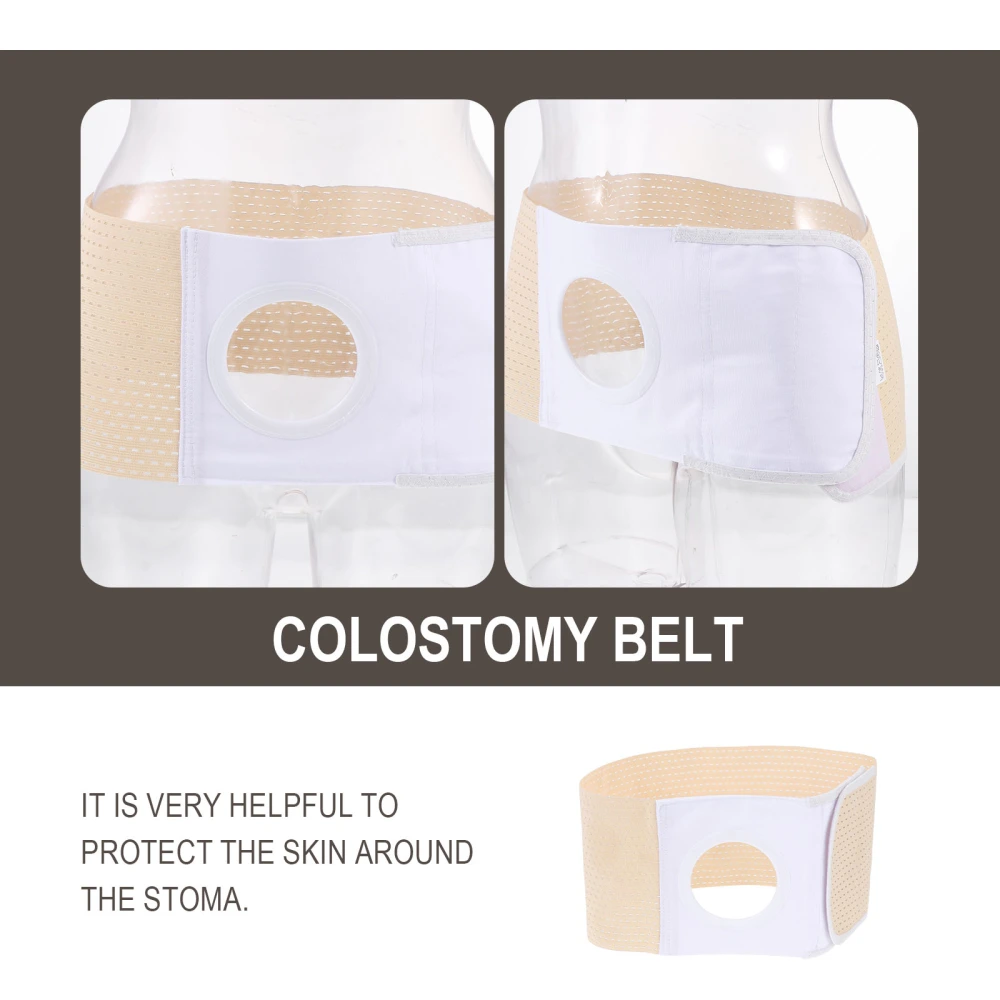 1Pc Breathable Ostomy Belt Colostomy Belt Stoma Support Ostomy Hernia Belt