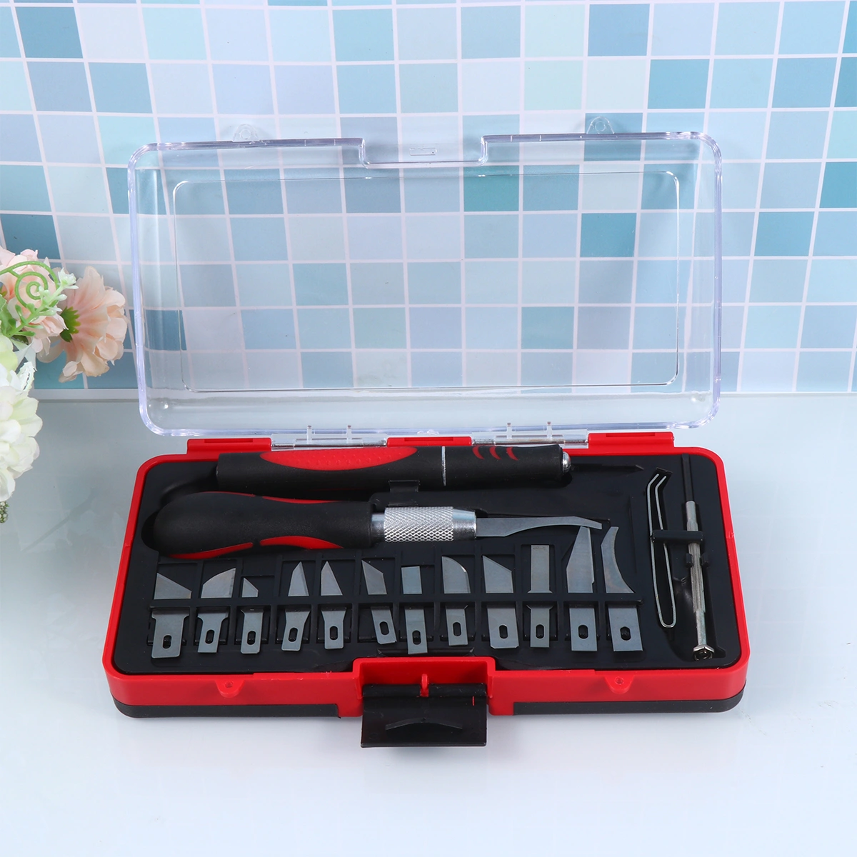 16pcs Carbon Steel Wood Carving Hand Chisel Engraving Woodworking Carpenter Tool Set Graver Pen DIY Tools