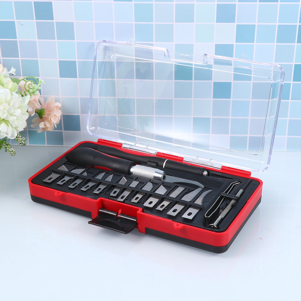 16pcs Carbon Steel Wood Carving Hand Chisel Engraving Woodworking Carpenter Tool Set Graver Pen DIY Tools