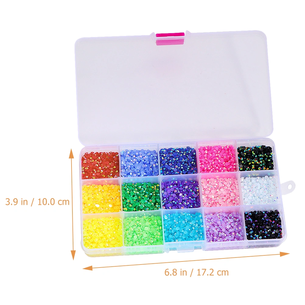 1 Box Nail Rhinestones Nail Art Gems Nail Charms Nail Jewels Nail Decors