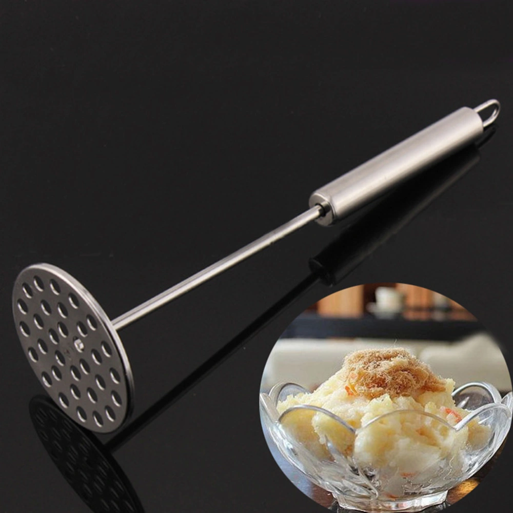 Round Potato Masher Stainless Steel Fruit Ricer Food Crusher Vegetable Mashers Kitchen Gadget