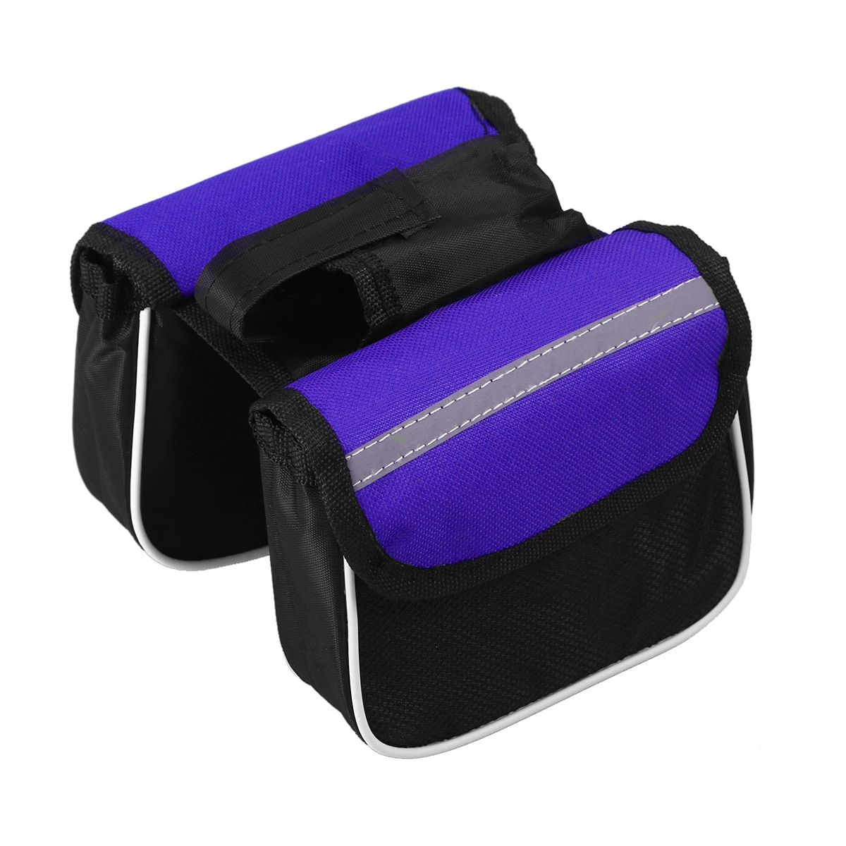 Cycling Bike Tube Handlebar Bag Reflective Road Bike MTB Bag (Blue)