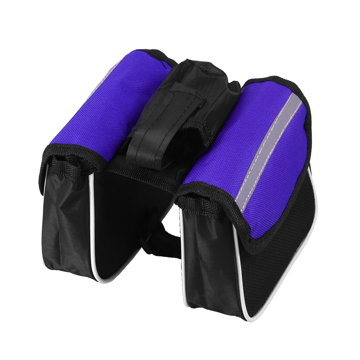 Cycling Bike Tube Handlebar Bag Reflective Road Bike MTB Bag (Blue)