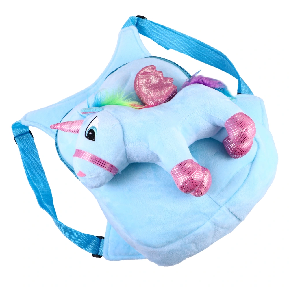 Adorable Cartoon Children Backpack Kindergarten Schoolbag Plush Unicorn Backpack