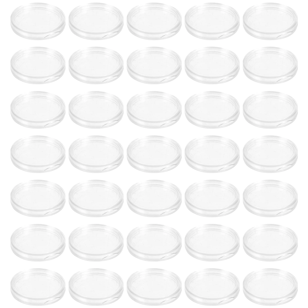 100Pcs Professional Coin Cases Transparent Coin Capsules Convenient Coin Protectors