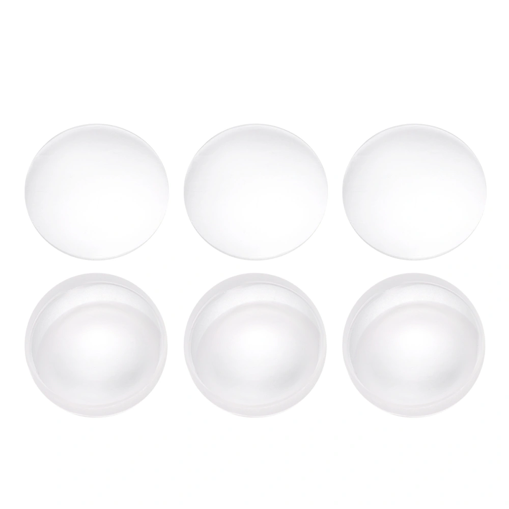 6Pcs Double Convex Glass Lens 42mm Diameter Focal Length For Labs Labs Double Concave Optical Lense Glass Lens Focal Length 42mm Dia